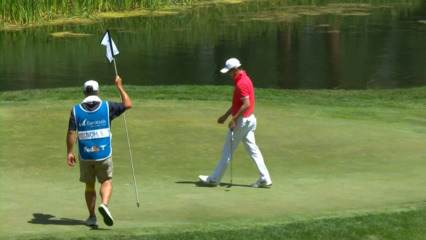 Seung-Yul Noh makes nice birdie putt at Barracuda