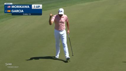 Sergio Garcia sinks 29-footer for birdie at WGC-Dell Match Play