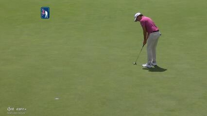 Kristoffer Ventura makes birdie on No. 17 at Rocket Classic
