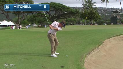 Keith Mitchell sinks 9-foot birdie putt on No. 10 at Sony Open