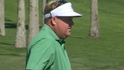 Carl Pettersson is rewarded with a birdie at Honda