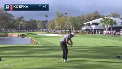 Brooks Koepka drives 170 yards to 8 feet, sets up birdie on No. 13 at THE PLAYERS