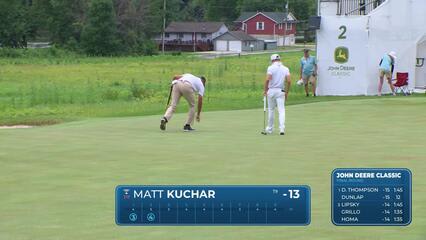 Matt Kuchar begins day with back-to-back birdies at John Deere