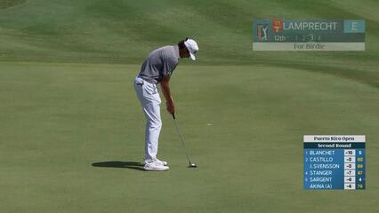 Christo Lamprecht makes birdie on No. 12 at Puerto Rico