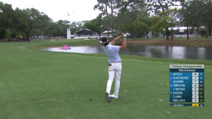 Cody Gribble sticks approach to set up birdie at Valspar