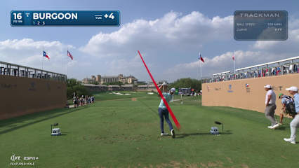 Bronson Burgoon makes birdie on No. 16 at Valero