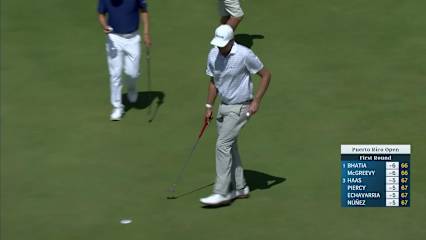 Nick Watney makes birdie on No. 16 at Puerto Rico