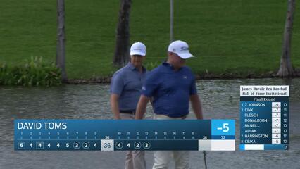David Toms makes birdie on No. 13 at James Hardie Pro Football Hall of Fame Invitational