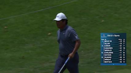 Notah Begay III makes birdie on No. 9 at DICK'S Open