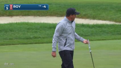 Kevin Roy sinks 11-foot putt for birdie on No. 14 at RBC Canadian