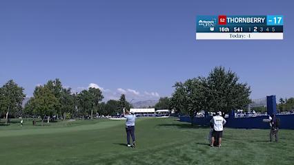 Braden Thornberry makes birdie on No. 16 at Albertsons Boise Open