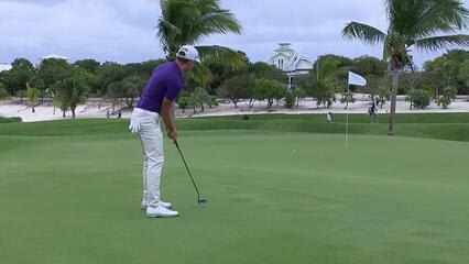 Justin Hastings makes birdie putt on No. 11 at Great Abaco Classic