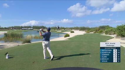 Chris Gotterup hits 183-yard tee shot to 6 feet, sets up birdie on No. 17 at Hero World Challenge