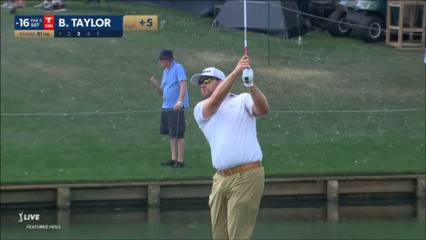 Ben Taylor's 81-yard approach rolls in close at THE PLAYERS
