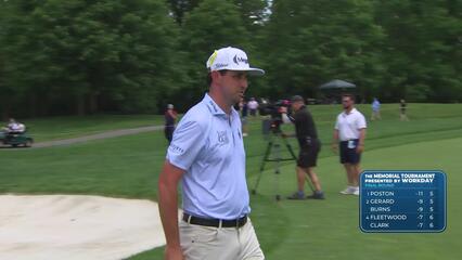 J.T. Poston makes birdie on No. 6 at the Memorial