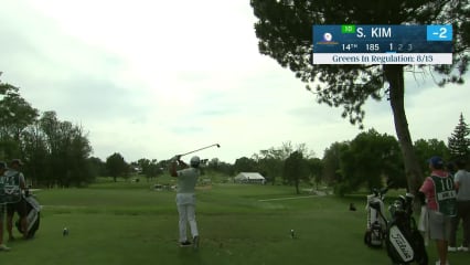 Seonghyeon Kim sticks green off tee to set up birdie at Utah Championship