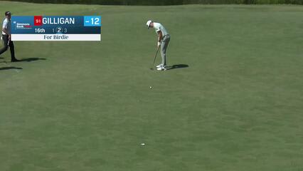 Ian Gilligan makes birdie on No. 16 at Simmons Bank Open