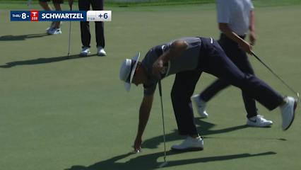 Charl Schwartzel’s 22-foot par save at Arnold Palmer