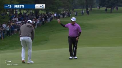 Omar Uresti's approach to 7-feet sets up birdie at RBC Canadian
