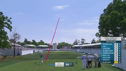 Bronson Burgoon hits 114-yard drive to 2 feet, nearly aces No. 15 at Texas Children's