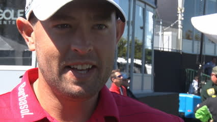 Brandon Harkins interview after Round 1 of Arnold Palmer