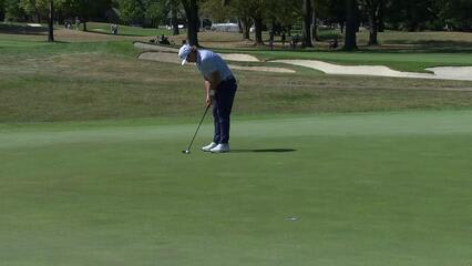 Billy Tom Sargent makes birdie putt on No. 7 at Nationwide Children's