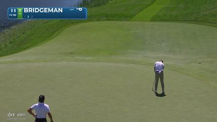 Jacob Bridgeman sinks 23-foot birdie putt on No. 11 at RBC Canadian