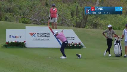 Adam Long sticks tee shot close to yield birdie at World Wide Technology
