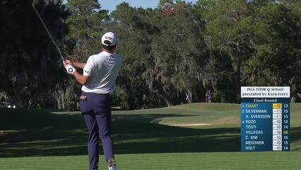 A.J. Ewart makes birdie on No. 14 at PGA TOUR Q-School