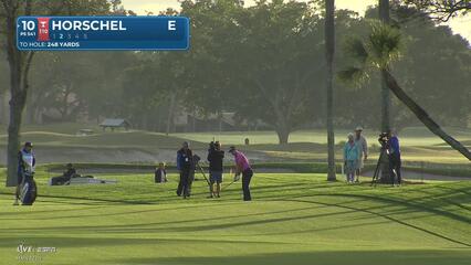 Billy Horschel sinks 4-foot birdie putt on No. 10 at Cognizant Classic