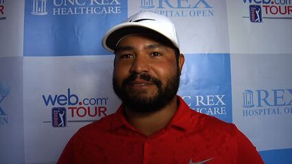 J.J. Spaun interview after Round 3 of Rex Hospital Open