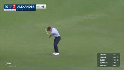 Tyson Alexander pitches it close to set up birdie at Cognizant Classic