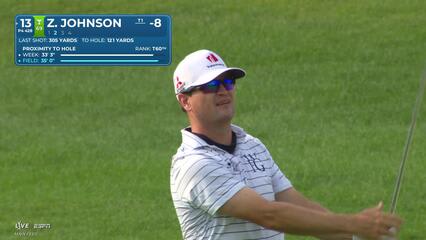 Zach Johnson's 122-yard approach sets up birdie on No. 13 at John Deere