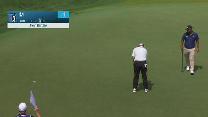 Sungjae Im drains 12-foot birdie putt on No. 11 at Truist Championship