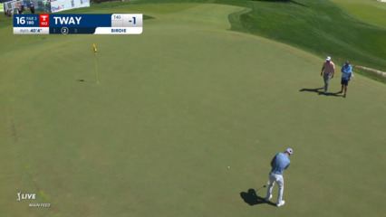 Kevin Tway sends in 40-footer for birdie at RBC Canadian