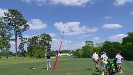 Lee Hodges hits 206-yard drive to 6 feet, sets up birdie on No. 7 at Texas Children's