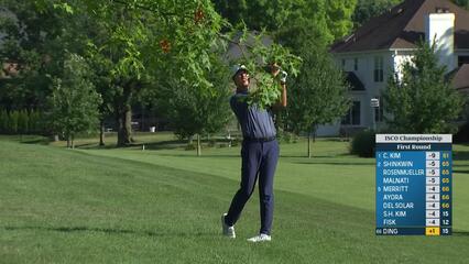 Wenyi Ding makes birdie on No. 16 at ISCO Championship