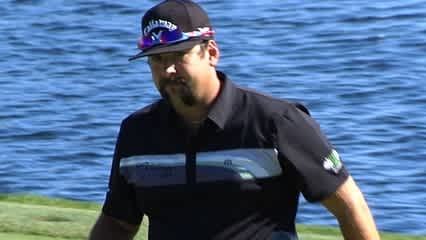 Andres Gonzales birdies No. 16 at Shriners
