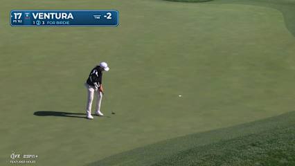 Kristoffer Ventura makes birdie on No. 17 at THE CJ CUP
