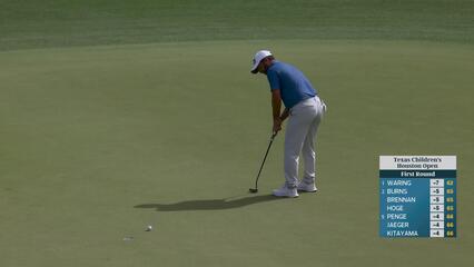 John Parry sinks 9-foot birdie putt on No. 8 at Texas Children's