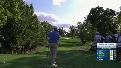 John Marshall Butler makes birdie on No. 17 at Nationwide Children's