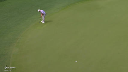 Nate Lashley drains 32-footer for birdie at Houston Open