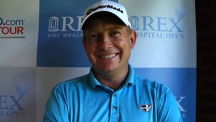 Steve Allan interview after Round 2 of Rex Hospital Open