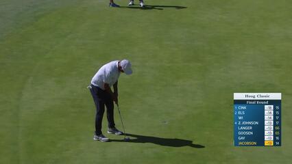 Freddie Jacobson makes birdie on No. 15 at Hoag Classic