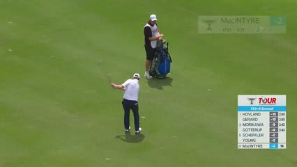 Robert MacIntyre's 100-yard approach sets up birdie on No. 17 at TOUR Championship