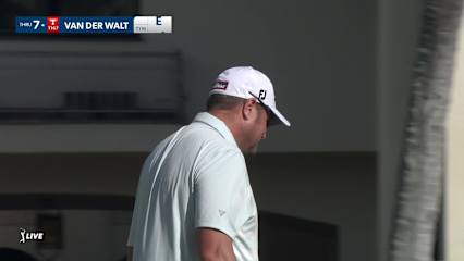 Dawie van der Walt drains 20-footer for birdie at Sony Open
