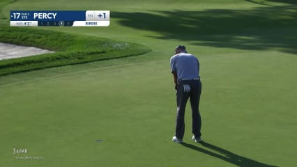 Cameron Percy makes birdie putt at Rocket Mortgage