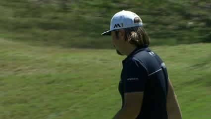 Victor Dubuisson pours in a 23-foot par saver at Dell Match Play