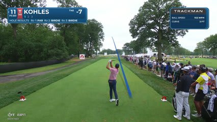 Ben Kohles holes 19-foot approach for birdie on No. 11 at Rocket Classic