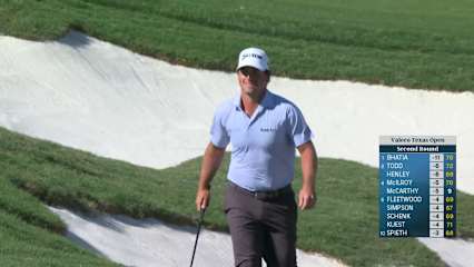 Wilson Furr holes out short-sided bunker birdie at Valero